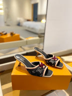 Kitten Heeled Sandals