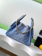 Retro Denim 25 Hobo Shoulder Bag – 30cm
